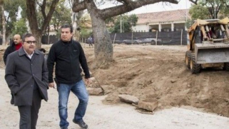 Jalil supervisó la obra de La Alameda