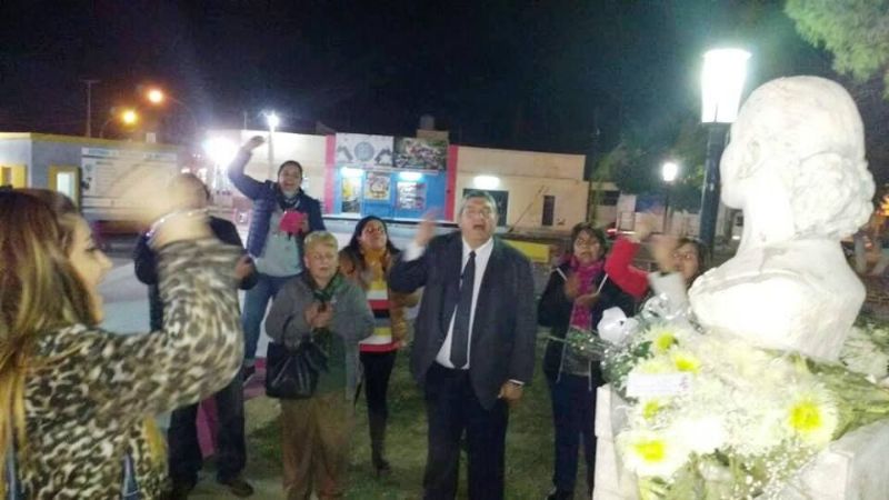 Emotivo homenaje a Evita en Recreo