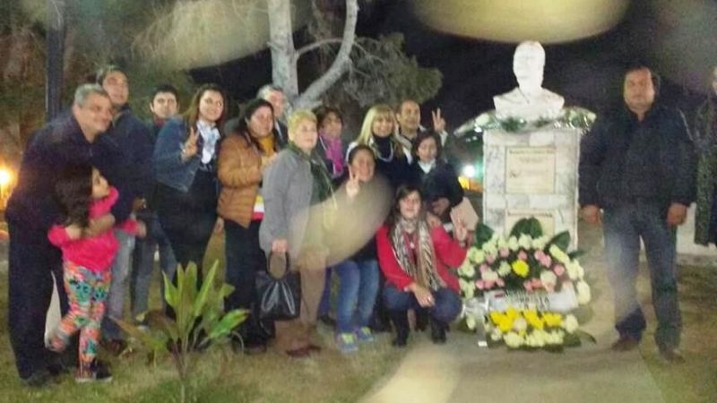 Emotivo homenaje a Evita en Recreo