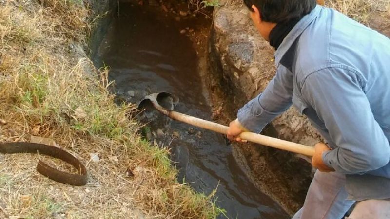 Obstrucción en el sistema de riego de Chumbicha