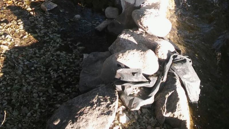 Obstrucción en el sistema de riego de Chumbicha