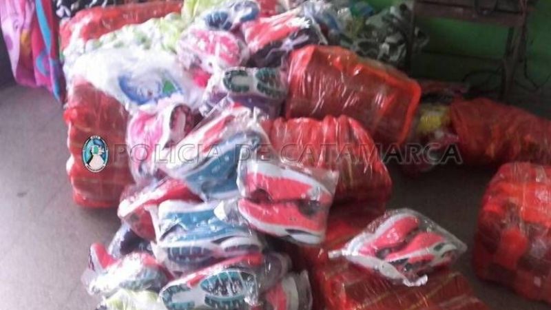 Secuestran mercadería ilegal en el puesto caminero El Portezuelo