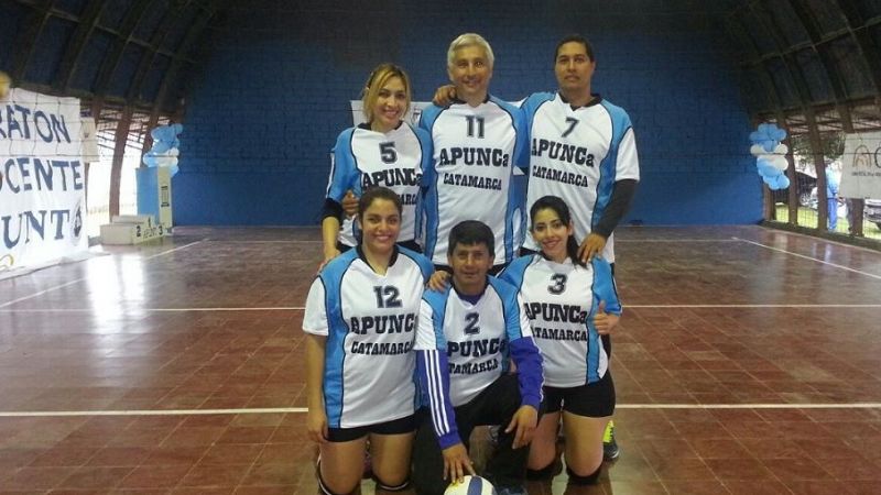 APUNCa. bicampeón en fútbol y campeón de vóley entre No Docentes