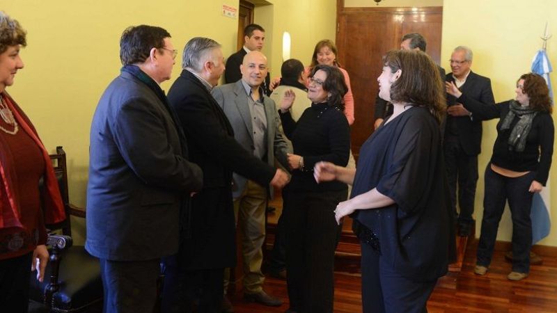 La Gobernadora agasajó a los locutores