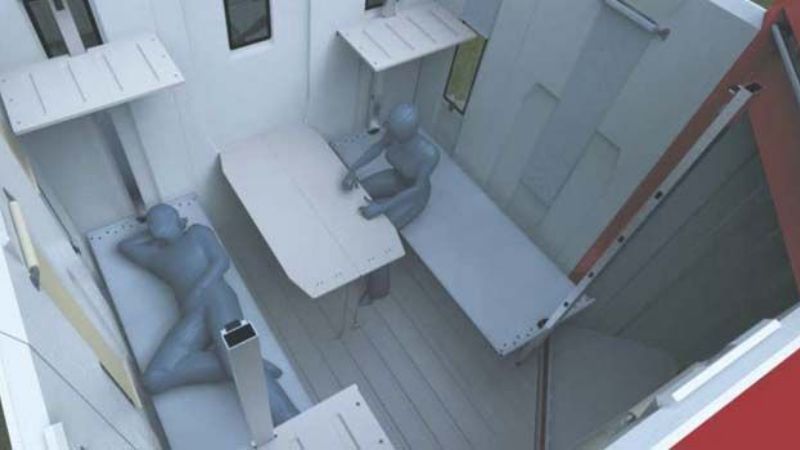 Una “casa” de fácil armado para situaciones de emergencia