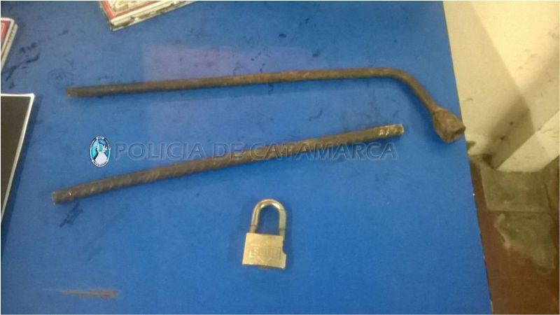 Recuperan elementos robados