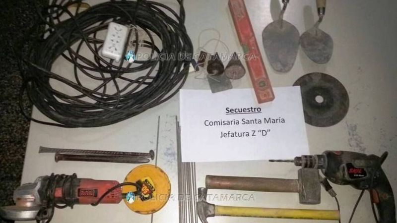 Recuperan elementos sustraídos en Santa María