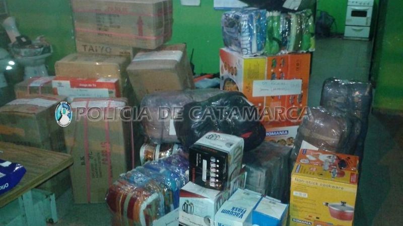 Secuestran mercadería en El Portezuelo
