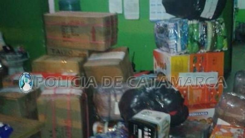 Secuestran mercadería en El Portezuelo