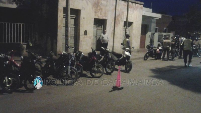 Secuestran 126 motocicletas