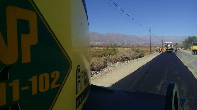 Avanza a buen ritmo la repavimentación de la ruta provincial 39