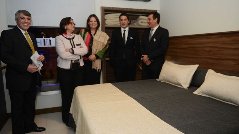 Lucía en la apertura de un ambicioso emprendimiento