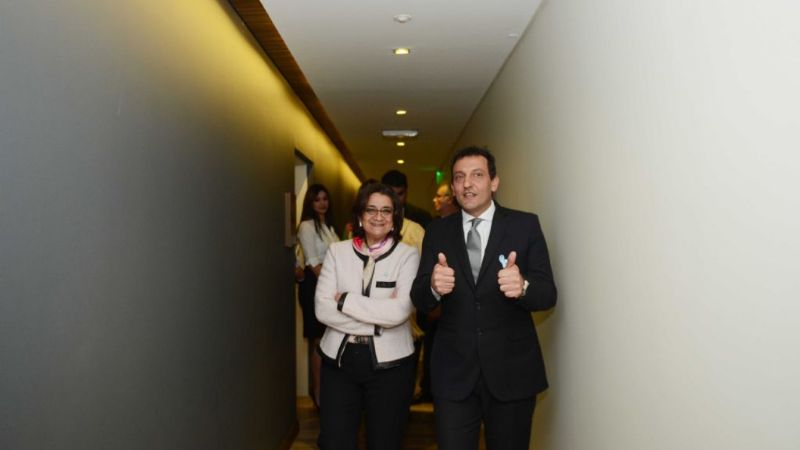 Lucía en la apertura de un ambicioso emprendimiento