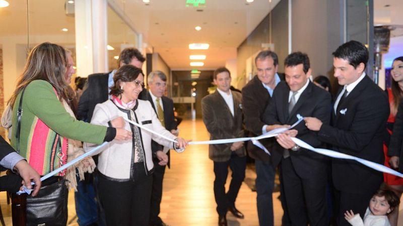 Lucía en la apertura de un ambicioso emprendimiento