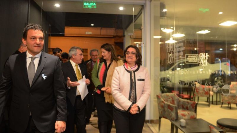 Lucía en la apertura de un ambicioso emprendimiento