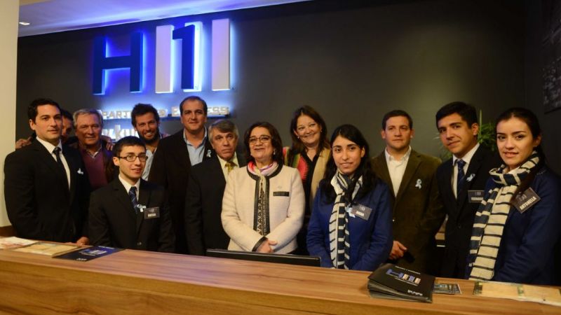 Lucía en la apertura de un ambicioso emprendimiento