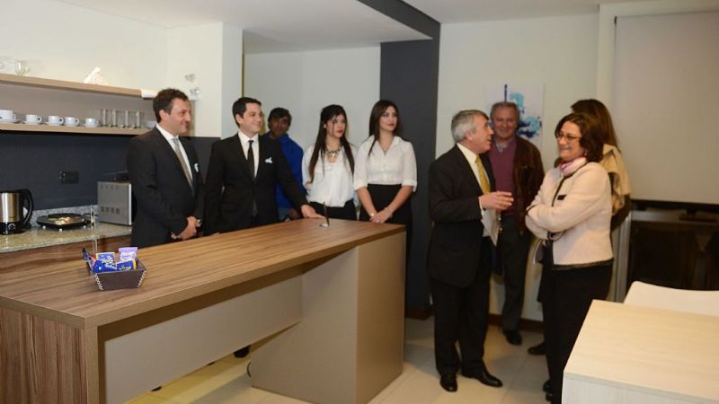 Lucía en la apertura de un ambicioso emprendimiento