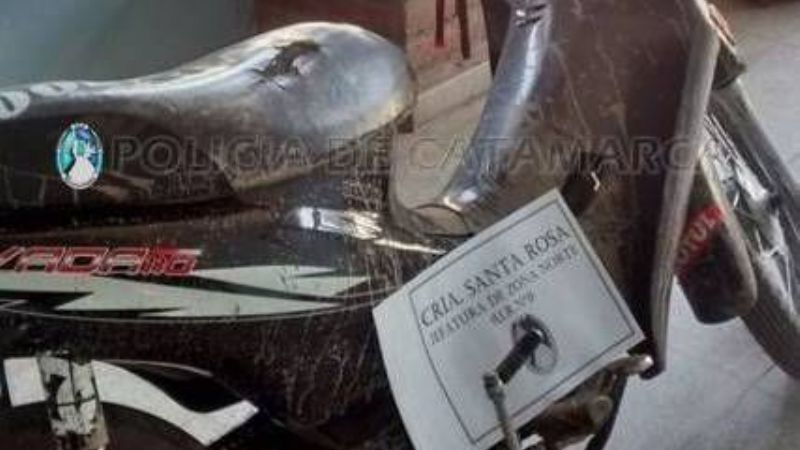 Demoran a un adolescente y recuperan una moto robada
