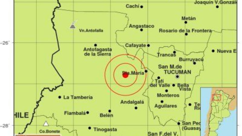 El 9 de Julio empezó con dos temblores