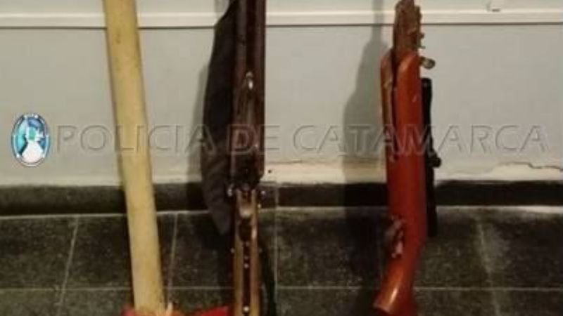 Secuestran armas en un allanamiento en Andalgalá