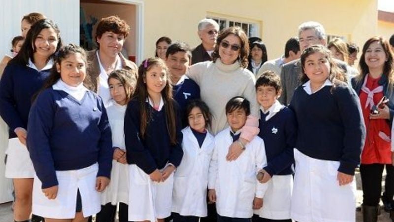 Lucía recorrió Ambato e inauguró múltiples obras