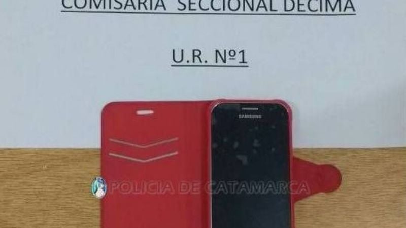 Sustrajo un teléfono celular y fue demorado