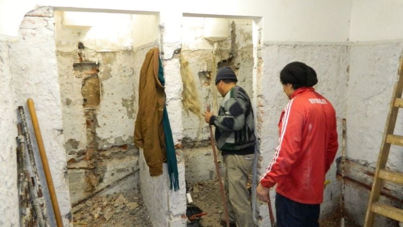 Trabajos de refacción y acondicionamiento en Casa de Gobierno