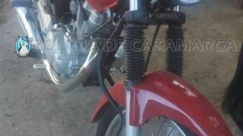 Recuperan una moto robada y demoran a un adolescente en Capayán