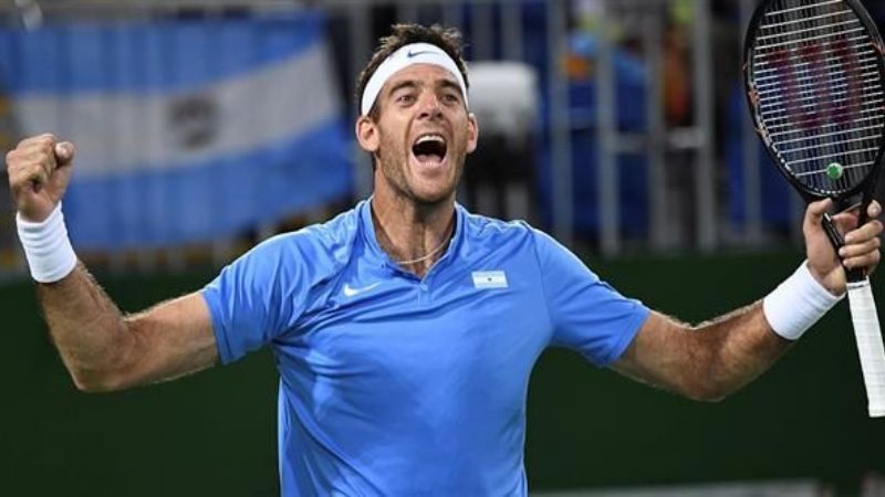 Del Potro le ganó a Bautista y ahora enfrentará a Nadal en semifinales