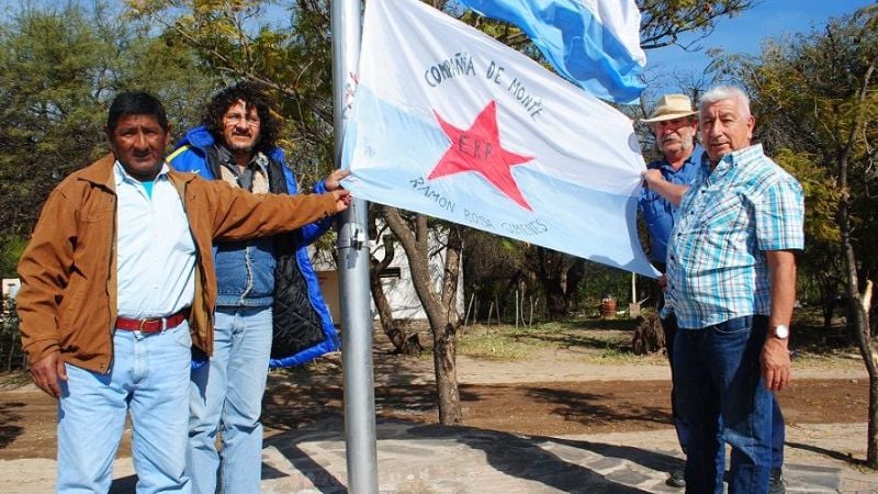 Rechazo a la absolución de genocidas en acto por la Masacre de Capilla del Rosario