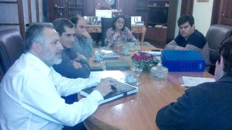 Concejales de Belén reunidos con Corpacci