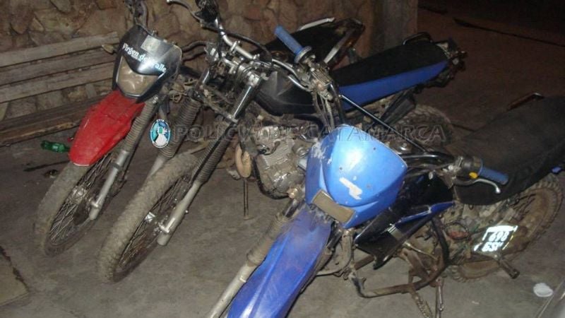 Secuestran cuatro motos con la numeración adulterada