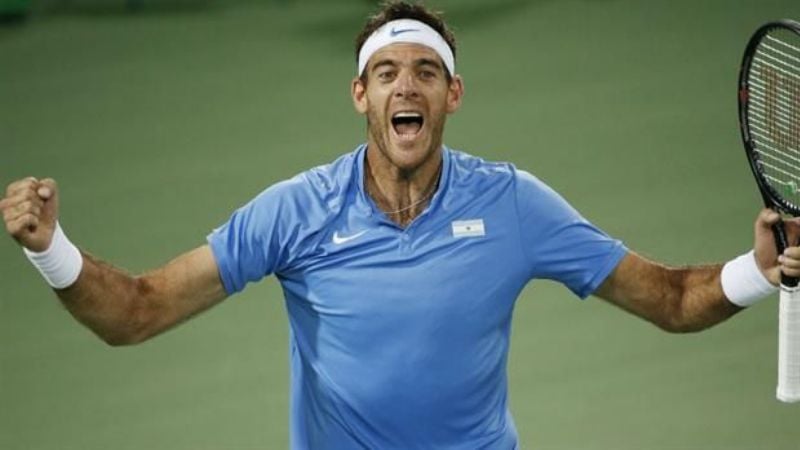 Del Potro venció a Nadal y ahora va por el oro en Río