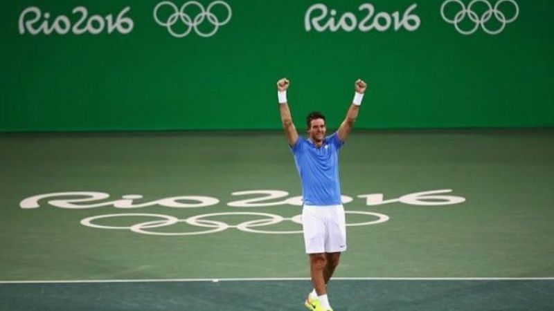 Del Potro venció a Nadal y ahora va por el oro en Río