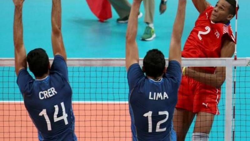 Triunfo argentino sobre Cuba y pase 4tos. también en vóley masculino