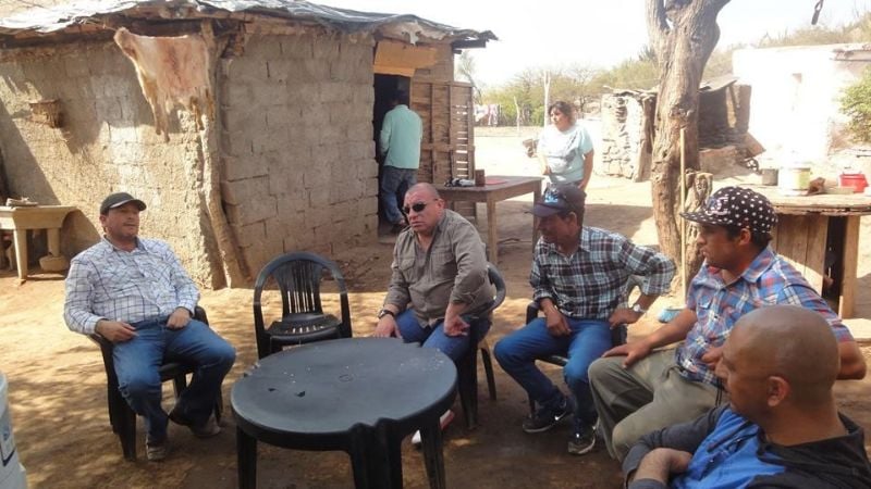 Sáenz visitó La Paz