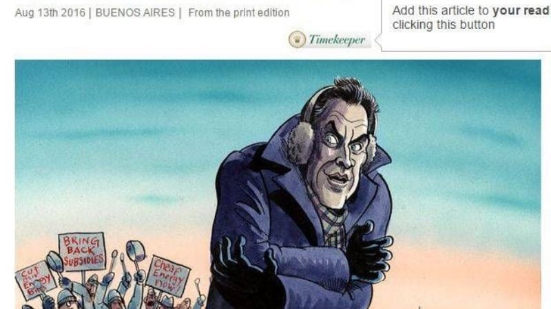 Se terminó la “luna de miel de Macri” tras un “torpe manejo del tarifazo”