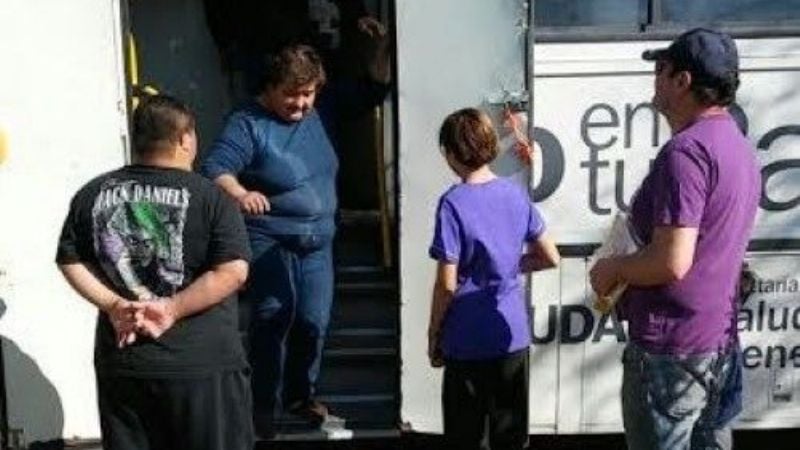 El móvil sanitario de "Municipio en tu Barrio" visitó el Bº El Milagro