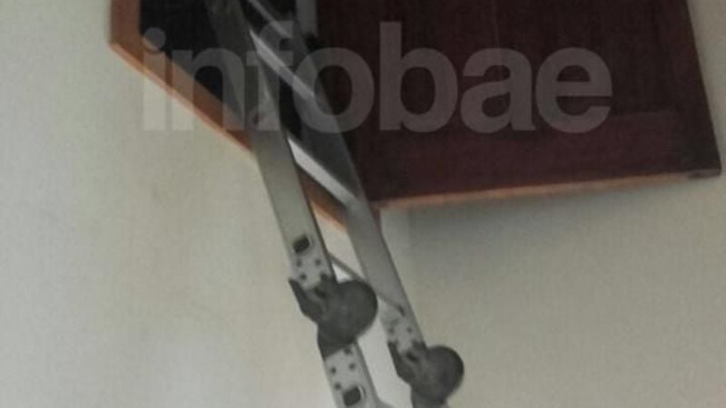 Hallaron un escondite en la casa de López