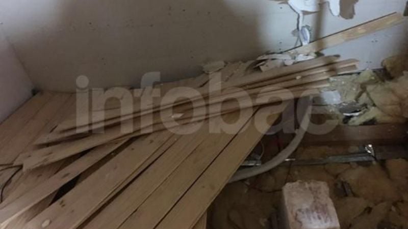 Hallaron un escondite en la casa de López