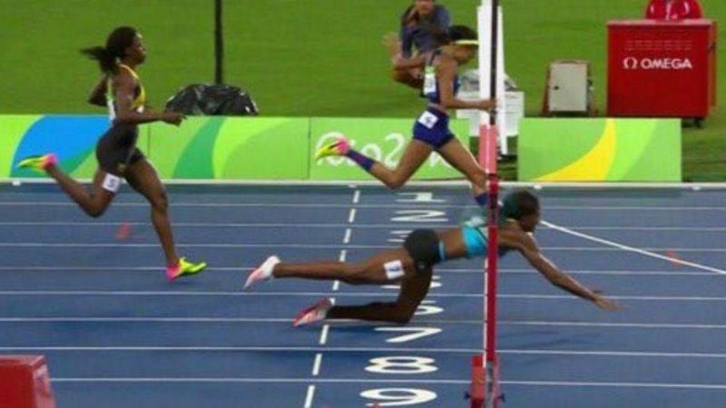 Increíble triunfo de “palomita” en 400 metros de la bahameña Miller