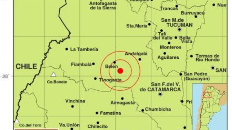 Sismo de regular intensidad