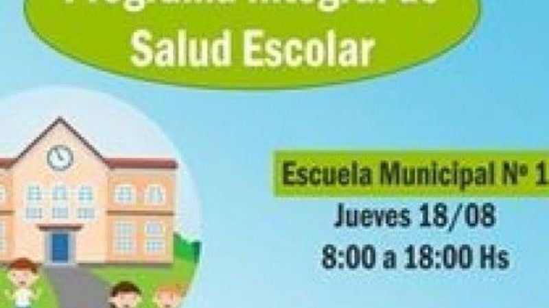 Se lanza Programa de Salud en Escuelas Municipales