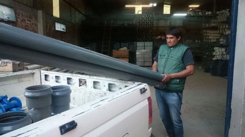 Fiambalá: comenzó el cambio de cañerías de agua potable