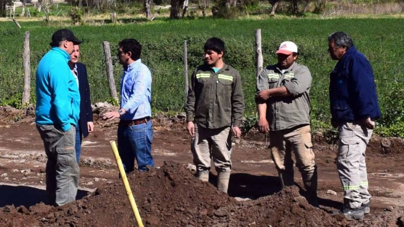 Recorren obras de agua potable en FME
