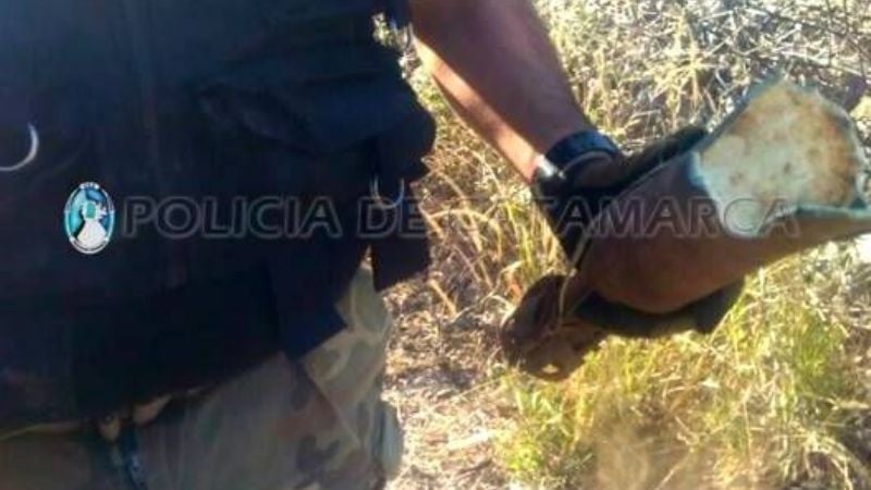 Encontraron un "potente y peligroso" proyectil  de guerra