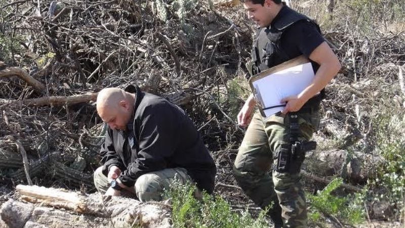 Encontraron un "potente y peligroso" proyectil  de guerra