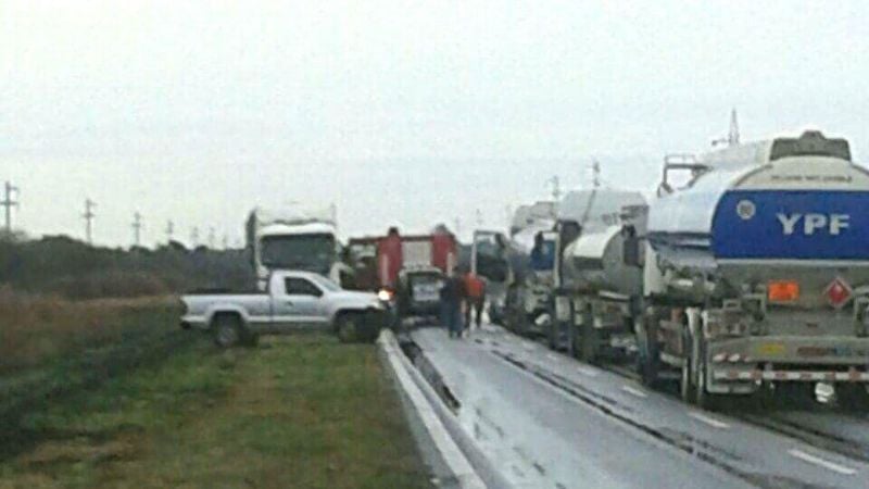 Tres muertos en grave accidente sobre la Ruta 157 en La Paz