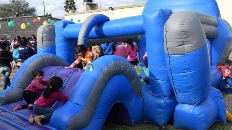 Festejos por el día del niño en la base del Grupo de Infantería