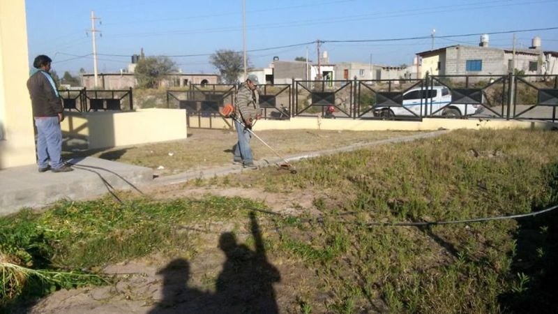 Trabajos en establecimientos educativos de Andalgalá